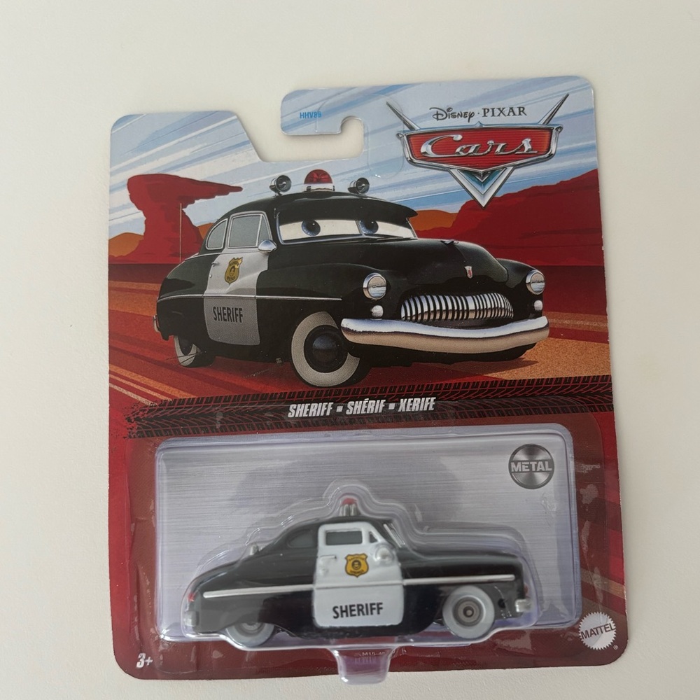 2022 MATTEL DISNEY PIXAR CARS SHERIFF DIECAST METAL VEHICLE NEW SEALED ON CARD